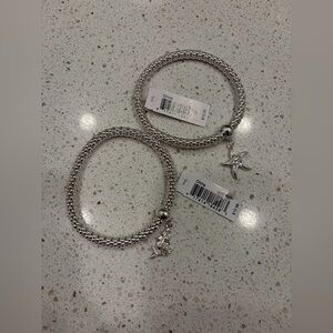 Periwinkle By Barlow Nautical Jewelry Starfish Mermaid Bracelets Silver NEW